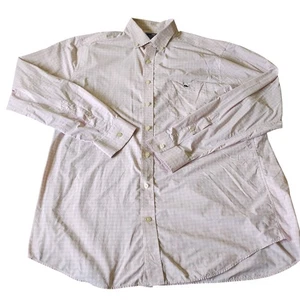 Camisa de rendimiento Vineyard Vines para hombre XL calce ajustado con botones Tucker rosa a cuadros - Imagen 1 de 10