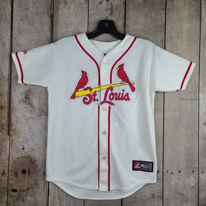 Majestic MLB St. Louis Cardinals Yadier Molina #4 Trikot Youth Gr. M Yadi weiß - Bild 1 von 17