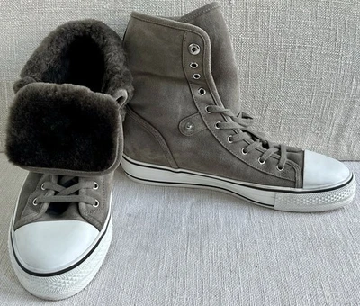 Zapatilla deportiva Ash para mujer “Vim” beige gamuza forrada en piel de oveja EU 40 US 9.5 - 10 Foto 1 de 4