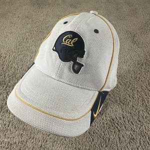 California Golden Bears Hat Cap Fitted Mens One Size White NCAA Football Nike - Picture 1 of 12