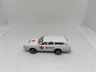 YATMING  FORD RESCUE WAGON-WHITE -(#1015) -USED-LOOSE- - Image 1 of 4