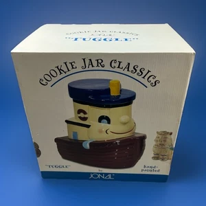 Vintage Cookie Jar Classics By Jonal "Tuggle" Tugboat Nautical Ship Sea Boat New - Picture 1 of 18