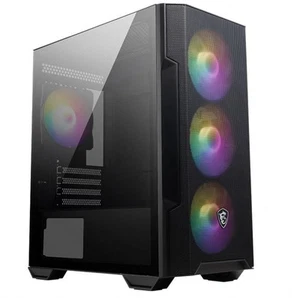 MSI MAG FORGE M100R Micro ATX Case, 1x USB 3.2, 2x USB 2.0, 1x Audio, 1x Mic,... - Picture 1 of 1