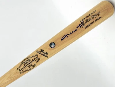 Willie Mays Signed Blonde Adirondack Player Model Baseball Bat Giants PSA/DNA - Image 1 of 4