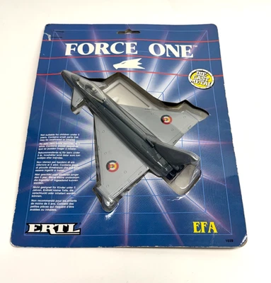 Avión militar de combate Ertl Force One EFA fundido a presión 1039 1989 de colección Foto 1 de 4
