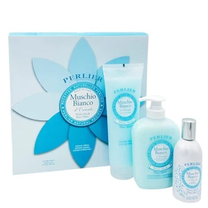 Perlier Muschio Bianco D'oriente Doccia Crema 250 Ml Sapone 300 Ml Profumo 100 - Foto 1 di 2