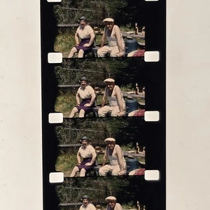 Vintage 16mm Film- PEOPLE 1951 family nature picnic - Home Movies Kodachrome - Picture 1 of 12