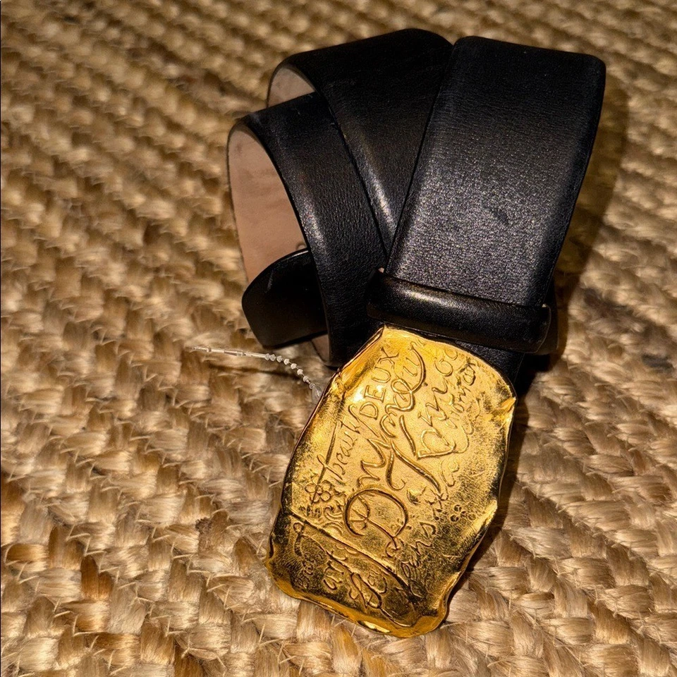 Donna Karan leather belt - Image 1 of 4