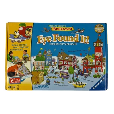 New! Richard Scarry's Busytown Eye Found It Game Hidden Picture Game Sealed! - Image 1 of 4