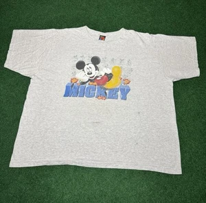 Vintage 90s Mickey Unlimited Retro Mickey Mouse Womens 3XL Boxy Disney T Shirt  - Picture 1 of 8