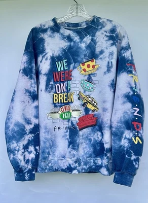 Friends The TV Series Women Tye Dye “We were on a Break” Sweatshirt Size Medium - Image 1 of 4