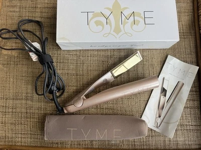 Duo de plancha rizadora 2 en 1 oro rosa Tyme Iron Pro en caja Foto 1 de 4