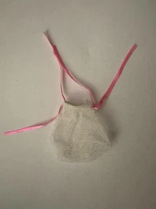 Barbie?? Bolso Mish Sak Talla Muñeca Blanco Con Correas Rosa Como Fotos Repuesto - Imagen 1 de 3