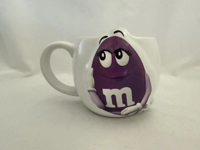 Taza facial esculpida púrpura cacahuete M&M's grande 20 OZ cerámica M&M's World 2024 Foto 1 de 4