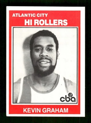 1981-82 TCMA CBA Atlantic City Hi Rollers 22 Kevin Graham  EX (lower left)  BXCP - Image 1 of 2
