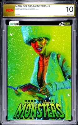Mark Spears Monsters #2 (2024) PSA 10 GEM MINT Frankenstein Bride Cover I LTD 91 - Image 1 of 4