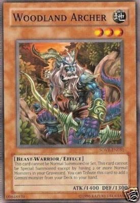 SOVR EN031 3X UNL ED WOODLAND ARCHER COMMON CARDS - Image 1 of 2