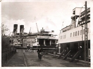 WWII Photo Sabotage Scenes Copenhagen Denmark Small Size 11x7cm World War 2 - Picture 1 of 1