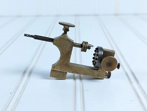 Vintage Watchmakers Pivot Drilling Tool Brass Unmarked Free Shipping - Picture 1 of 7