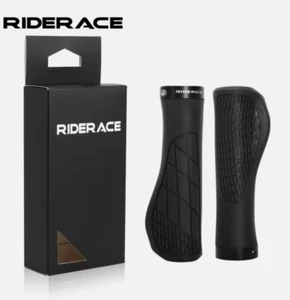 Bicycle Grips Soft Rubber For MTB Mountain Bike Shockproof Anti-Slip Handlebar - Picture 1 of 6