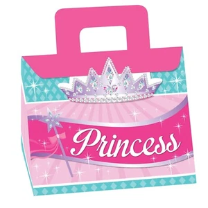Princess Loot Box Girls Party Treat Boxes Birthday Favor Party Supply  4ct - Picture 1 of 2