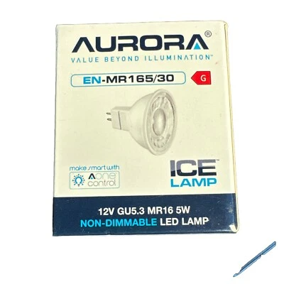20 X  Aurora  Spot Light LED MR16 Down light 5W 12V  3000k Warm  GU5.3 12V - Image 1 of 3