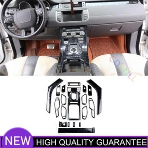 Inner Interior Complete Cover Trim For Range Rover Evoque 15-18 Black Wood Grain - Picture 1 of 11