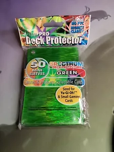 Yu-Gi-Oh! Ultra Pro SPECTRUM Deck Protector Sleeves GREEN NEW SEALED 2004 - Picture 1 of 2
