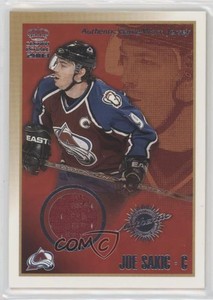 2002-03 Pacific Crown Royale Game-Worn Jerseys /513 Joe Sakic #3 HOF