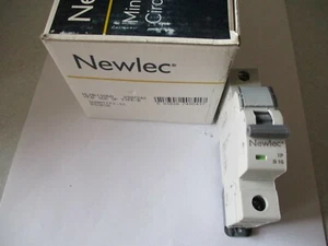 NEW NEWLEC B16 16 AMP NLMB116BA 6KA SINGLE POLE MCB CIRCUIT BREAKER - Picture 1 of 1