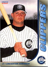 2002 Choice Columbus Clippers Minor League Baseball #9 Creighton Gubanich
