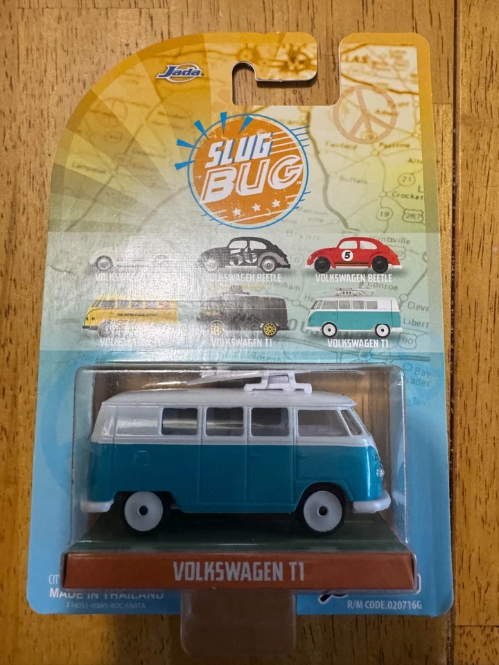Jada - Punch Buggy & Slug Bug-1:64 Diecast Volkswagen Beetle & T1 Van 🔥U Pick🔥 Foto 1 de 1