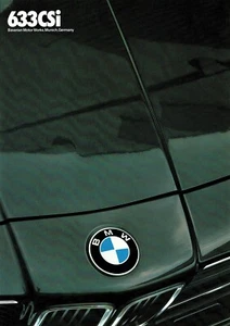 BMW 633CSi 1982 nuevo folleto de ventas  - Imagen 1 de 2