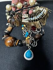 Jewelry Bundle Lot Of Necklaces Huge 6 Statement Modern Tribal Art To Wear 3336