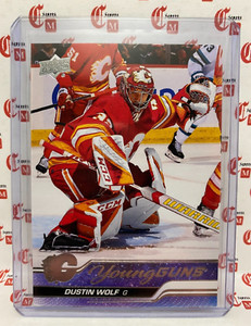 Dustin Wolf - Young Guns - 2023-24 Upper Deck - CALGARY FLAMES #210 Rookie - RC