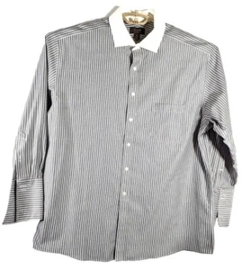 Camicia uomo Tasso Elba a righe 17,5, 32/33 XL usata - Foto 1 di 6