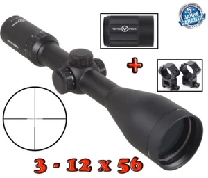 3-12x56 Vector Optics Jagd Zielfernrohr, L4 Leuchtabsehen 11 Stufen, Schussfest - Bild 1 von 5