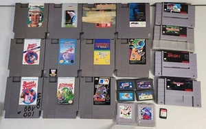Nintendo Game Lot Of 22 NES SNES Gameboy Advance Switch **UNTESTED READ** - Picture 1 of 7