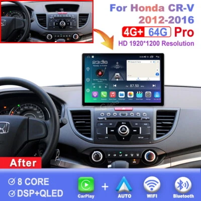 13.1 inch For Honda CR-V 2012-2016 Car Radio Carplay Android Multimedia Player - Image 1 of 4