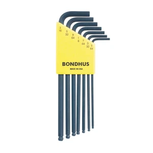 Bondhus 10945 Ball End L-Wrenches Set, 5/64 - 3/16", 7 Pc. - Picture 1 of 1