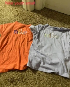 Youth Girls Small Nike Tshirts-lot Of 2 - Picture 1 of 1