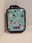 American Girl Soft Lunch Box, Green And Purple With Stars And Circle Shapes,...
