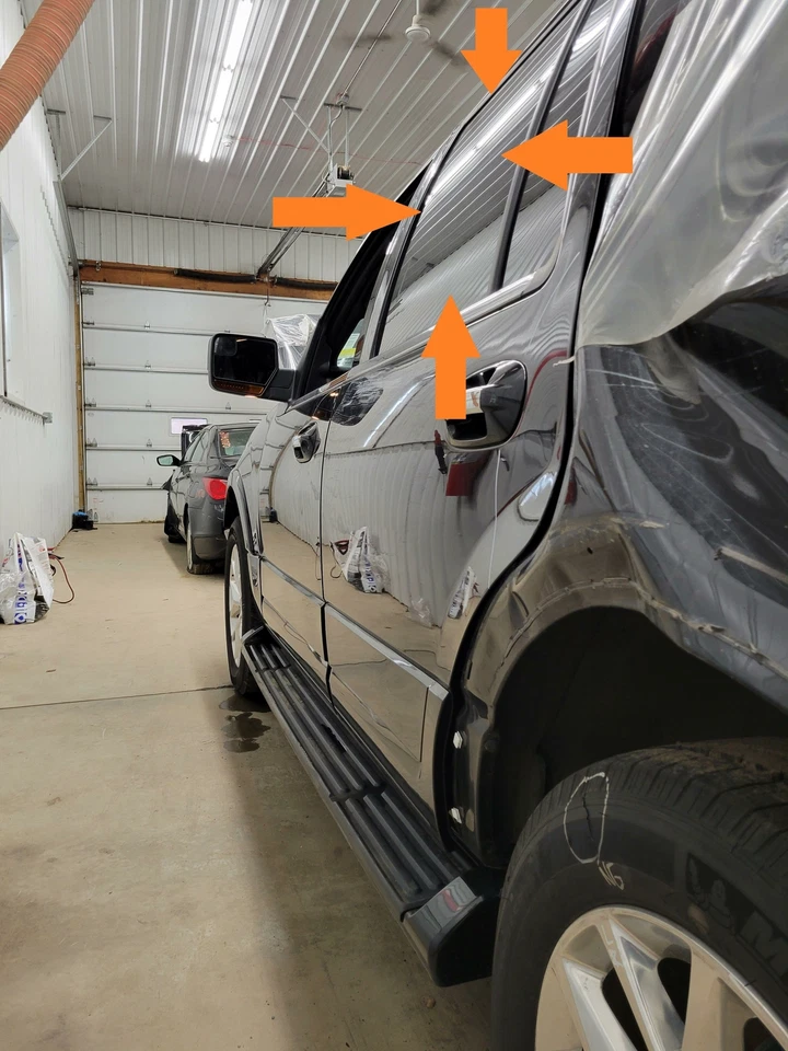 Ford Expedition 2016 privacidad tinte conductor trasero puerta lateral izquierda ventana de vidrio solamente Foto 1 de 1