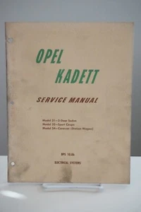 Opel Kadett Service Manual BPS 10.06 - Electrical Systems - Bild 1 von 3
