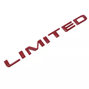 Red Logo 3D "LIMITED" For Toyota Ford Nissan Hilux Ranger L200 '00 '19 - Picture 1 of 8
