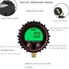 Digital Gas Pressure Gauge with 1/8'' NPT Bottom Connector & Rubber Protector