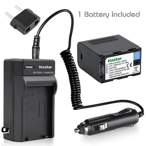 SSL-JVC70 Batteries & Travel Charger for JVC GY-HM200U HM200HW HM200SP HM600 - Picture 1 of 9