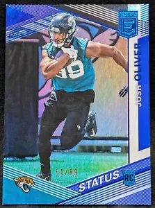 Donruss Elite Status Parallel #151 2019 Josh Oliver Jacksonville Jaguars/27 - Imagen 1 de 2