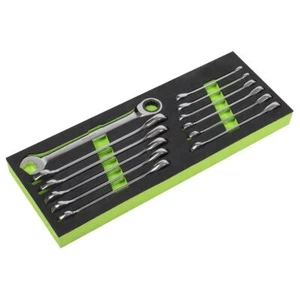 Sealey Ratchet Combination Spanner Set 12pc Metric S0634 - Picture 1 of 4