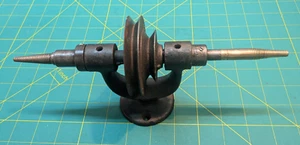 Vintage Watchmaker Jeweler's Belt Driven Polishing Grinding Double Arbor - Picture 1 of 9